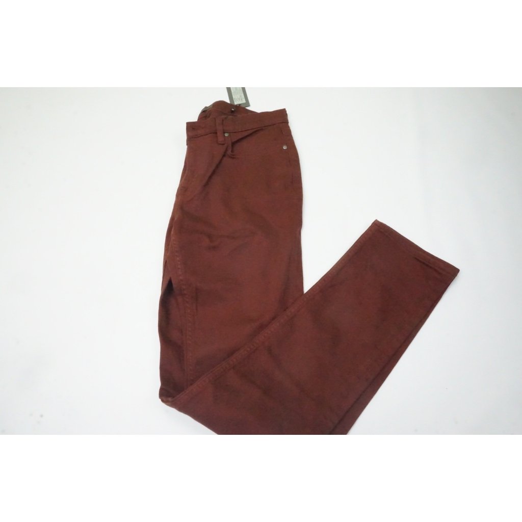 John Varvatos Jv702Slim Red Mens Cotton Jeans Sz 32 Brand New
